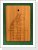 Holzbrett mit Lasergravur Holzbrett mit Lasergravur