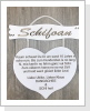 Herz mit Schild aus lackiertem Holz Herz mit Schild aus lackiertem Holz